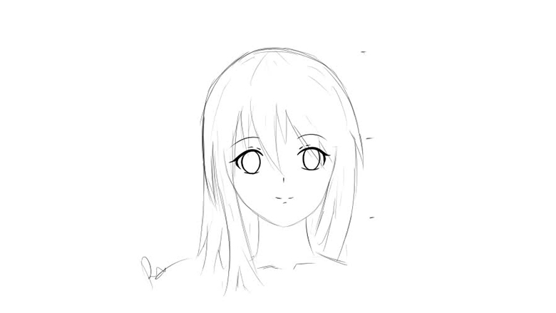 Sketsa Gambar Anime Simple Kumpulan Gambar Bagus