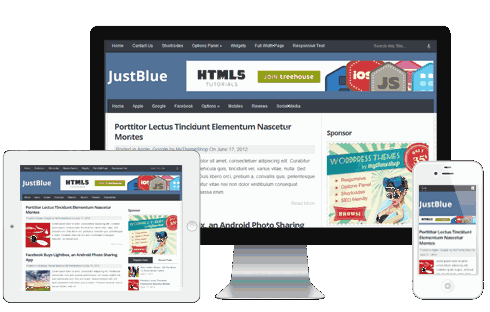 JustBlue-WordPress-Theme