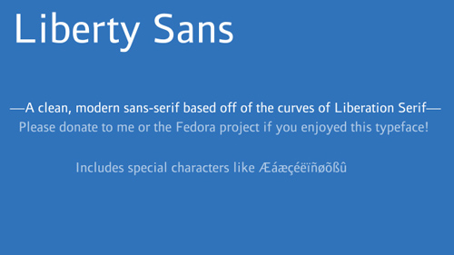 Liberty-Sans-Font