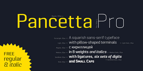 Pancetta-Pro-font