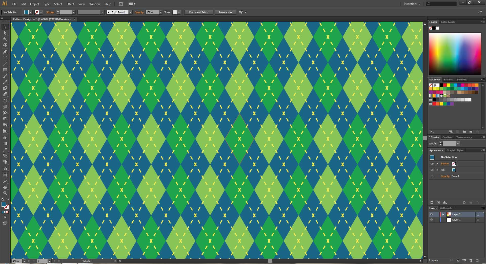 Membuat Desain Pattern dengan Adobe Illustrator